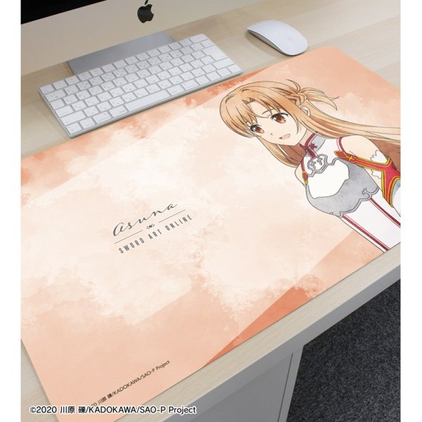 画像2:  【予約商品】  アルマビアンカ　ソードアート・オンライン 描き下ろし アスナ 歩みver. マルチデスクマット 【26年6月中旬発売】 (2)