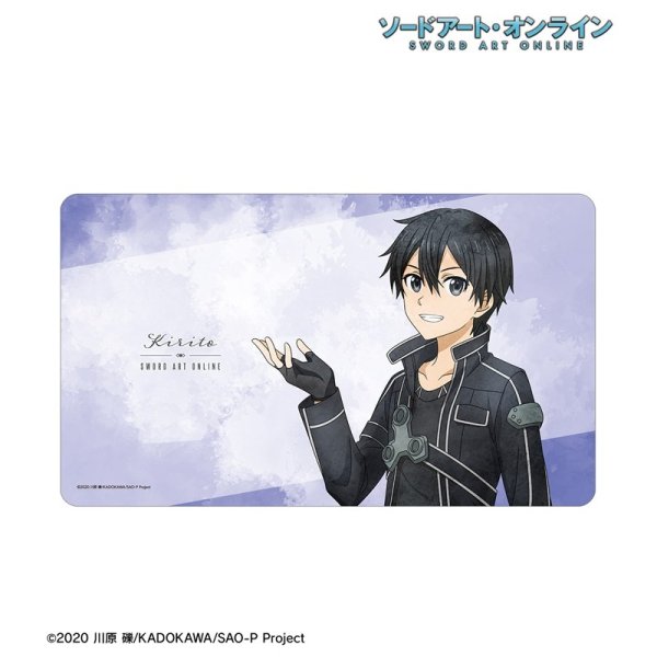 画像1:  【予約商品】  アルマビアンカ　ソードアート・オンライン 描き下ろし キリト 歩みver. マルチデスクマット 【26年6月中旬発売】 (1)