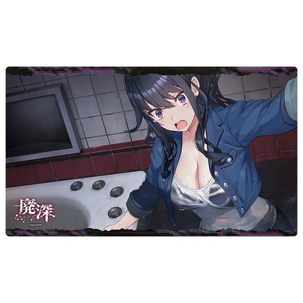 画像1:  【予約商品】  カーテン魂　廃深シリーズ　ラバーマット（白石梓） 【26年6月下旬発売】    (1)