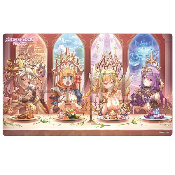 画像1:  【予約商品】  ムービック 「プリンセスコネクト！Re:Dive（原作版）」マルチプレイマット／「Grand Cru Royal　召しませ！ハートフルコース」 【26年5月23日発売】 (1)