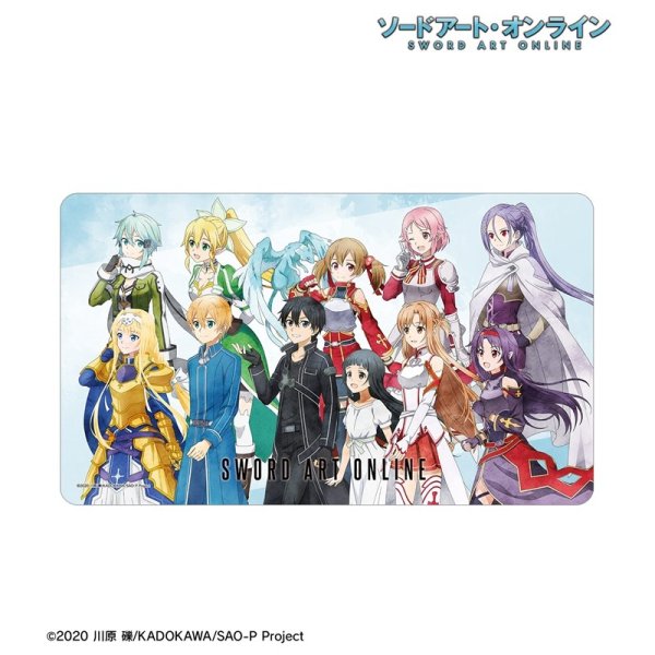 画像1:  【予約商品】  アルマビアンカ　ソードアート・オンライン 描き下ろし 集合 歩みver. マルチデスクマット 【26年6月中旬発売】 (1)