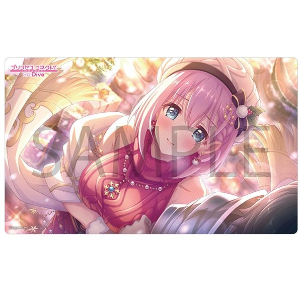 画像1:  【予約商品】  ムービック 「プリンセスコネクト！Re:Dive（原作版）」マルチプレイマット／ユイ（クリスマス） 【26年5月23日発売】 (1)