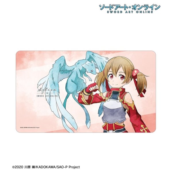 画像1:  【予約商品】  アルマビアンカ　ソードアート・オンライン 描き下ろし シリカ 歩みver. マルチデスクマット 【26年6月中旬発売】 (1)