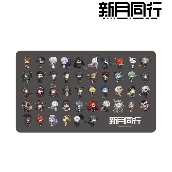 画像1:  【予約商品】  アルマビアンカ　新月同行 集合 ちびキャラ マルチデスクマット 【26年6月中旬発売】 (1)