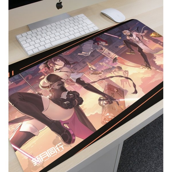 画像2:  【予約商品】  アルマビアンカ　新月同行 難破船旅 キービジュアル マルチデスクマット 【26年6月中旬発売】 (2)