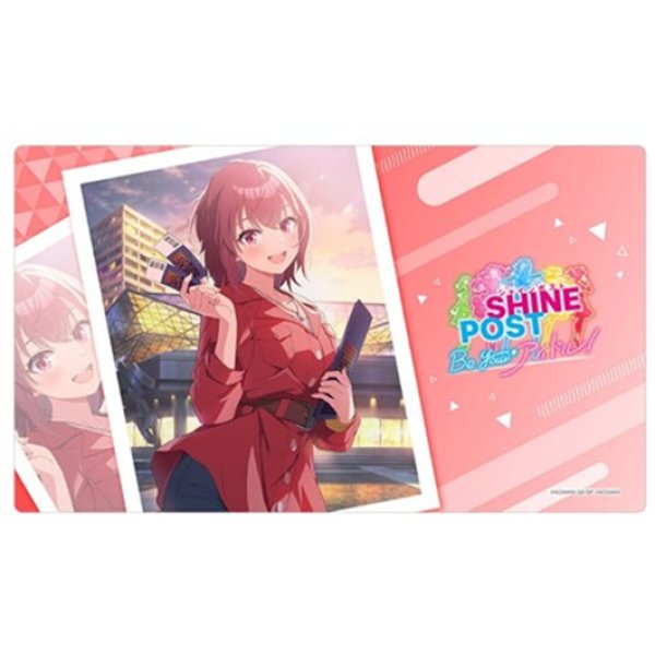 画像1:  【予約商品】  カーテン魂　シャインポスト　ラバーマット（祇園寺雪音） 【26年6月下旬発売】    (1)