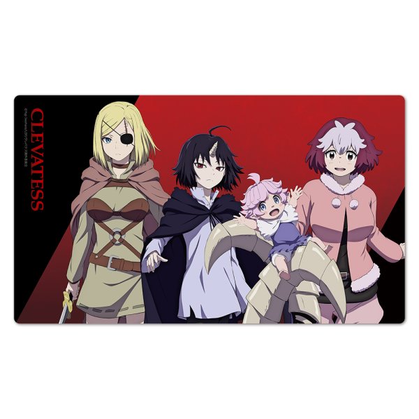 画像1:  【予約商品】  TVアニメ 「クレバテス-魔獣の王と赤子と屍の勇者-」 キャラクターラバーマット アリシア&クレン&ルナ&ネルル 【26年5月下旬日発売】 (1)