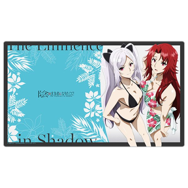 画像1:  【再販予約商品】  カーテン魂　陰の実力者になりたくて！ラバーマット（アレクシア＆アイリス）【再販】 【26年7月上旬再販】 (1)