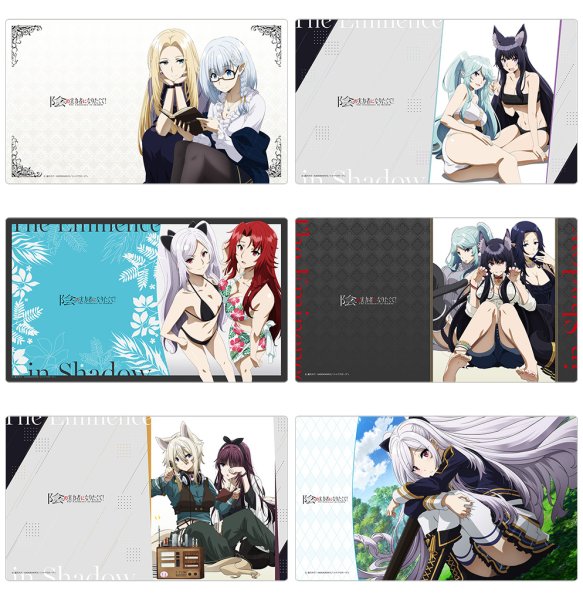 画像3:  【再販予約商品】  カーテン魂　陰の実力者になりたくて！ラバーマット（アルファ＆ベータ）【再販】 【26年7月上旬再販】 (3)