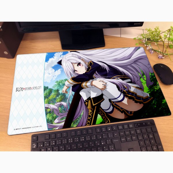 画像2:  【再販予約商品】  カーテン魂　陰の実力者になりたくて！ラバーマット（アレクシア）【再販】 【26年7月上旬再販】    (2)