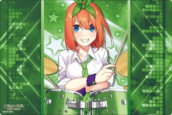 画像1:  【予約商品】  ブシロード ラバーマットコレクション V2 Vol.2050　五等分の花嫁『中野四葉』バンドver. 【26年6月19日発売】 (1)