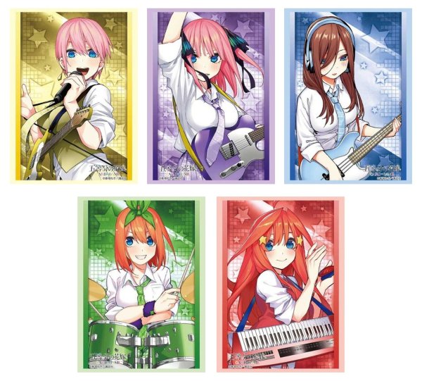 画像2:  【予約商品】  ブシロード スリーブコレクション ハイグレード Vol.5153　五等分の花嫁『中野一花』バンドver.（75枚入り） 【26年6月19日発売】 (2)