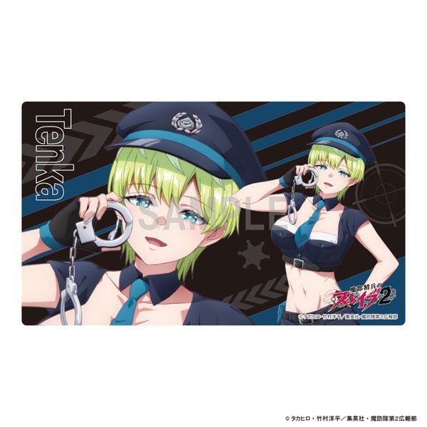 画像1:  【予約商品】  シーワン　魔都精兵のスレイブ2 ラバーマット 出雲 天花 警官ver 【26年5月発売】 (1)