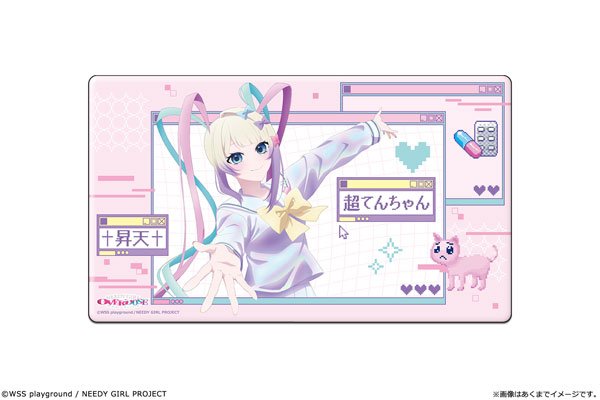 画像1:  【予約商品】  カナリア　アニメ「NEEDY GIRL OVERDOSE」  ラバーマット 01超てんちゃん 【26年5月発売】 (1)