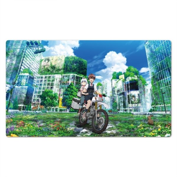 画像1:  【予約商品】  終末ツーリング　キャラクターラバーマット ティザービジュアルver. 【26年6月上旬発売】 (1)