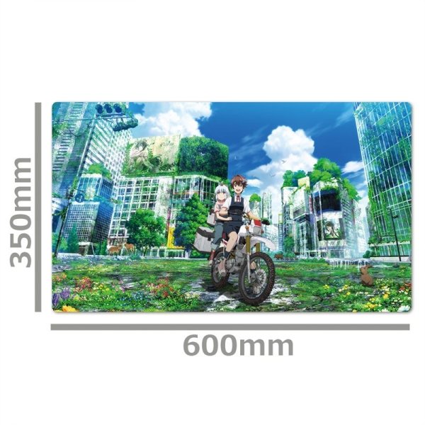 画像3:  【予約商品】  終末ツーリング　キャラクターラバーマット ティザービジュアルver. 【26年6月上旬発売】 (3)