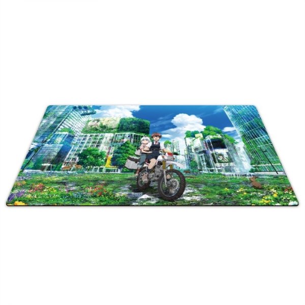 画像2:  【予約商品】  終末ツーリング　キャラクターラバーマット ティザービジュアルver. 【26年6月上旬発売】 (2)