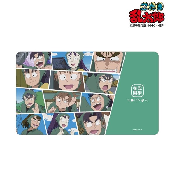 画像2:  【予約商品】  アルマビアンカ　忍たま乱太郎 六年生集合 場面写マルチデスクマット vol.2 【26年8月上旬発売】 (2)