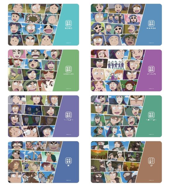 画像4:  【予約商品】  アルマビアンカ　忍たま乱太郎 六年生集合 場面写マルチデスクマット vol.2 【26年8月上旬発売】 (4)