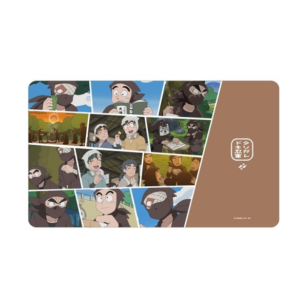 画像1:  【予約商品】  アルマビアンカ　忍たま乱太郎 タソガレドキ忍軍集合 場面写マルチデスクマット 【26年8月上旬発売】 (1)