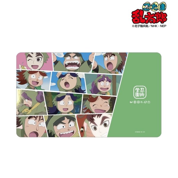 画像2:  【予約商品】  アルマビアンカ　忍たま乱太郎 三年生集合 場面写マルチデスクマット vol.2 【26年8月上旬発売】 (2)