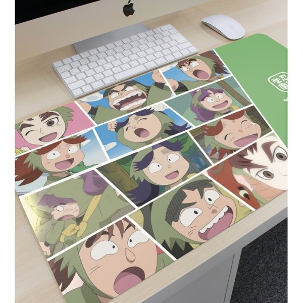 画像3:  【予約商品】  アルマビアンカ　忍たま乱太郎 三年生集合 場面写マルチデスクマット vol.2 【26年8月上旬発売】 (3)