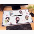 画像2:  【予約商品】  カーテン魂　ガールズバンドクライ ラバーマット（ミニキャラ／平成ギャル） 【26年7月下旬発売】 (2)