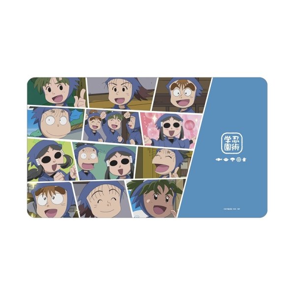 画像1:  【予約商品】  アルマビアンカ　忍たま乱太郎 二年生集合 場面写マルチデスクマット 【26年8月上旬発売】 (1)