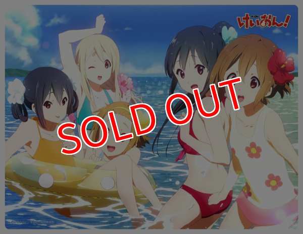 画像1:  【予約商品】  エムズファクトリー　けいおん!　大判ラバーマット（水着） 【26年6月発売】 (1)
