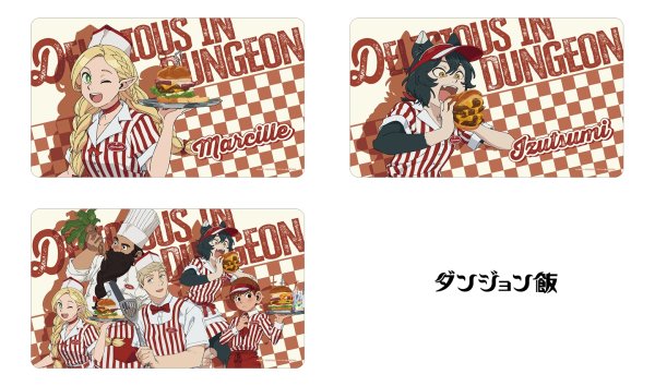 画像4:  【予約商品】  アルマビアンカ　TVアニメ「ダンジョン飯」 描き下ろし イヅツミ アメリカンダイナーver. マルチデスクマット 【26年7月下旬発売】 (4)