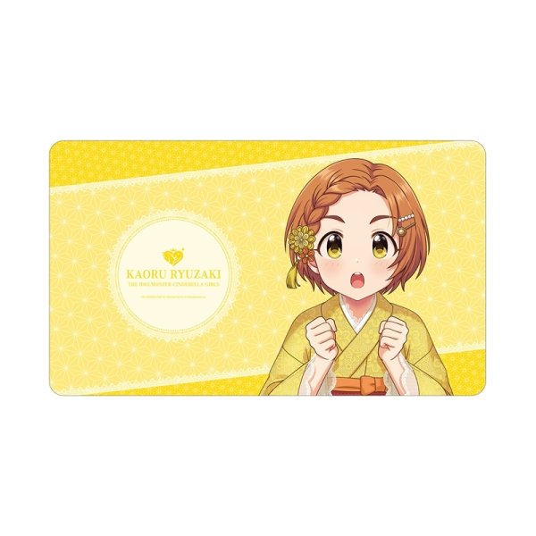 画像1:  【予約商品】  アルマビアンカ　アイドルマスター シンデレラガールズ 描き下ろし 龍崎薫 レース着物ver. マルチデスクマット 【26年7月中旬発売】 (1)