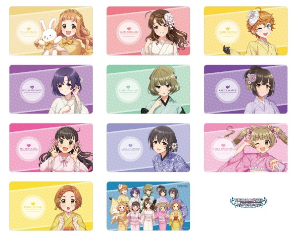 画像4:  【予約商品】  アルマビアンカ　アイドルマスター シンデレラガールズ 描き下ろし キャシー・グラハム レース着物ver. マルチデスクマット 【26年7月中旬発売】 (4)