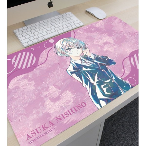 画像3:  【予約商品】  アルマビアンカ　TVアニメ『千歳くんはラムネ瓶のなか』 西野明日風 Ani-Art マルチデスクマット 【26年7月中旬発売】 (3)