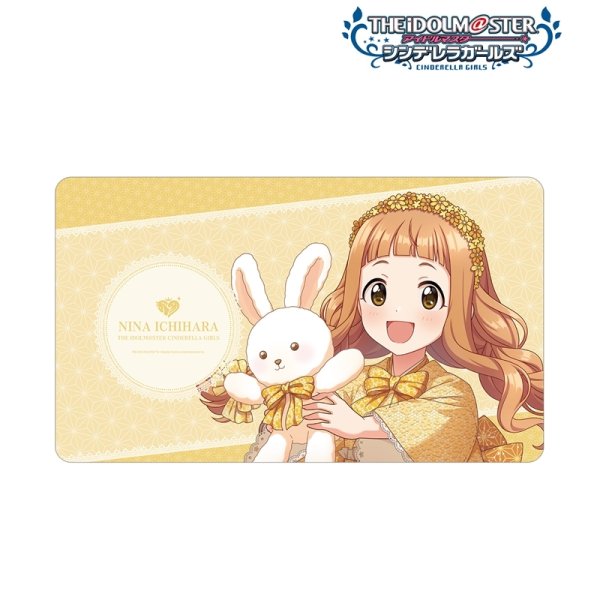 画像2:  【予約商品】  アルマビアンカ　アイドルマスター シンデレラガールズ 描き下ろし 市原仁奈 レース着物ver. マルチデスクマット 【26年7月中旬発売】 (2)