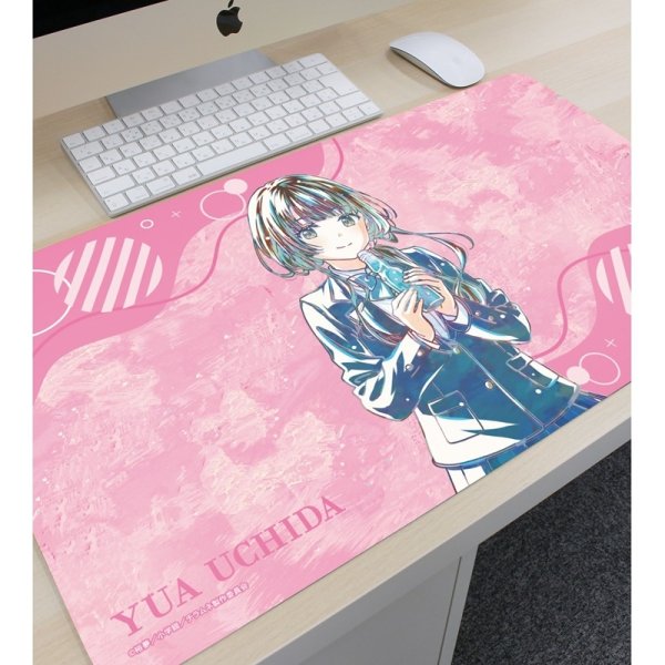 画像3:  【予約商品】  アルマビアンカ　TVアニメ『千歳くんはラムネ瓶のなか』 内田優空 Ani-Art マルチデスクマット 【26年7月中旬発売】 (3)