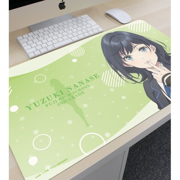 画像3:  【予約商品】  アルマビアンカ　TVアニメ『千歳くんはラムネ瓶のなか』 七瀬悠月 マルチデスクマット 【26年7月中旬発売】 (3)