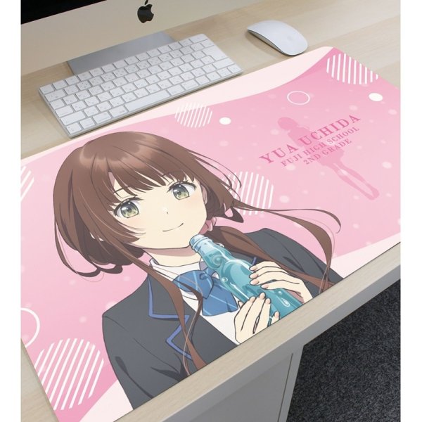 画像3:  【予約商品】  アルマビアンカ　TVアニメ『千歳くんはラムネ瓶のなか』 内田優空 マルチデスクマット 【26年7月中旬発売】 (3)