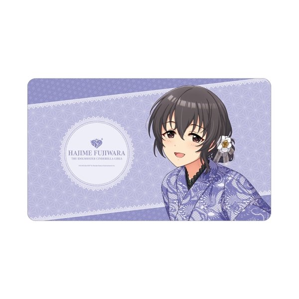 画像1:  【予約商品】  アルマビアンカ　アイドルマスター シンデレラガールズ 描き下ろし 藤原肇 レース着物ver. マルチデスクマット 【26年7月中旬発売】 (1)