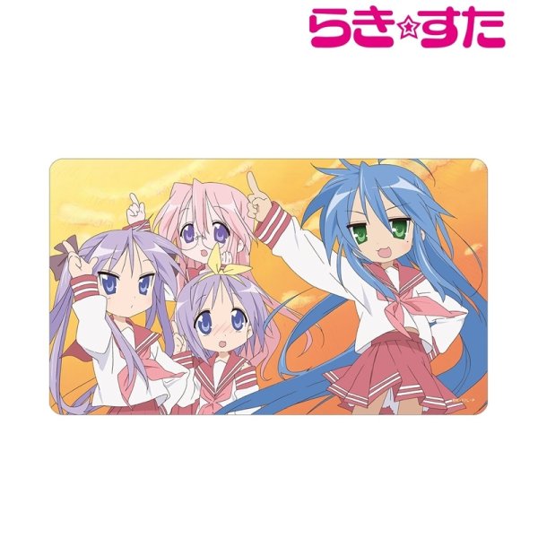 画像2:  【予約商品】  アルマビアンカ　TVアニメ『らき☆すた』 マルチデスクマット ver.A 【26年7月下旬発売】 (2)