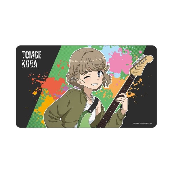 画像1:  【予約商品】  アルマビアンカ　「青春ブタ野郎」シリーズ 描き下ろし 古賀朋絵 ギター演奏ver. マルチデスクマット 【26年7月中旬発売】 (1)