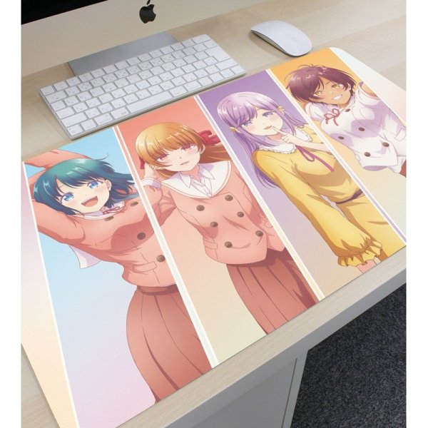 画像3:  【予約商品】  アルマビアンカ　幼馴染とはラブコメにならない 集合 マルチデスクマット 【26年7月下旬発売】 (3)