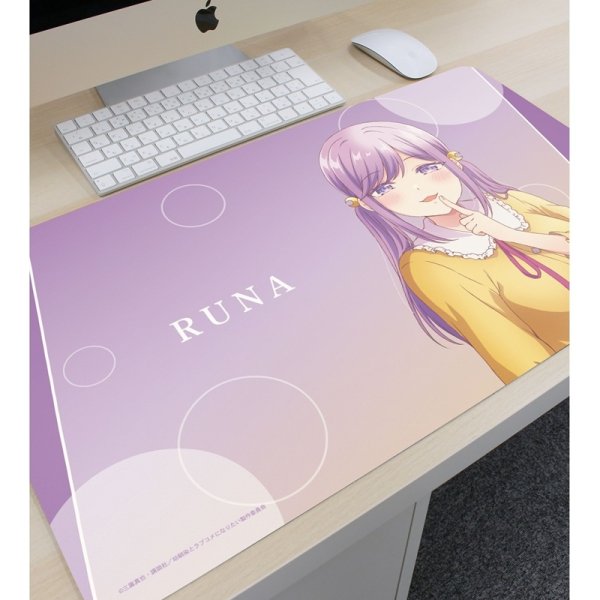 画像3:  【予約商品】  アルマビアンカ　幼馴染とはラブコメにならない 月見 るな マルチデスクマット 【26年7月下旬発売】 (3)