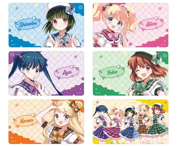 画像4:  【予約商品】  アルマビアンカ　きんいろモザイク 原悠衣先生 描き下ろし アリス・カータレット アイドル風衣装ver. マルチデスクマット 【26年7月中旬発売】 (4)