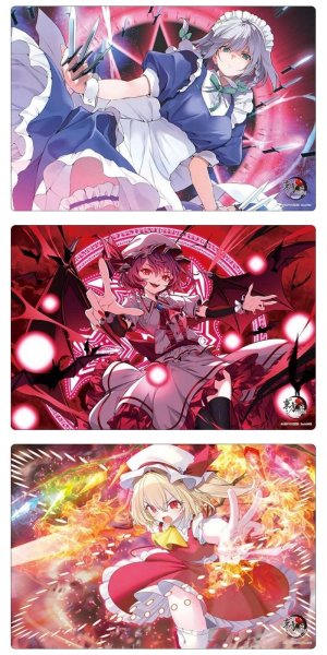 画像2:  【予約商品】  ブシロード ラバーマットコレクション V2 Vol.2063　東方Project『フランドール・スカーレット』Part.1 【26年6月26日発売】 (2)