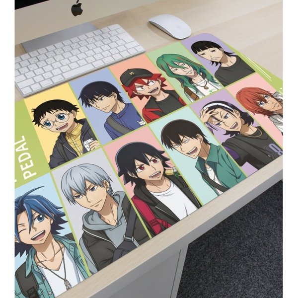 画像3:  【予約商品】  アルマビアンカ　弱虫ペダル GLORY LINE 描き下ろし 集合 アウトドアver. マルチデスクマット 【26年7月下旬発売】 (3)