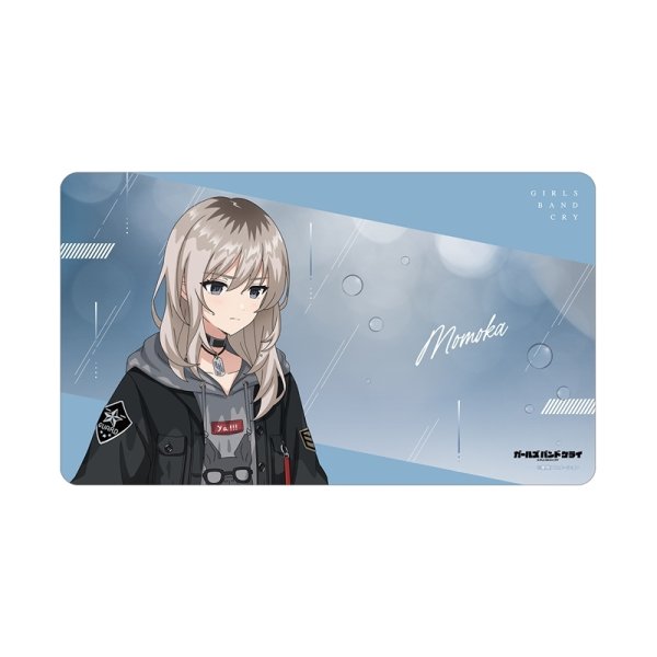 画像1:  【予約商品】  アルマビアンカ　ガールズバンドクライ 描き下ろし 河原木 桃香 In the rain ver. マルチデスクマット 【26年8月上旬発売】 (1)