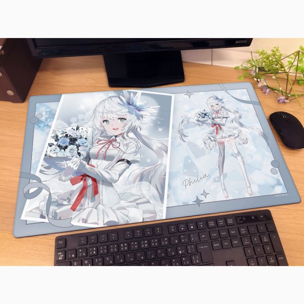 画像2:  【予約商品】  カーテン魂　Key25th　ラバーマット（フィリア／Key25th） 【26年7月下旬発売】    (2)