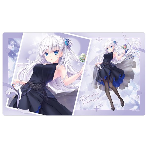 画像1:  【予約商品】  カーテン魂　Key25th　ラバーマット（鳴瀬しろは／Key25th） 【26年7月下旬発売】    (1)