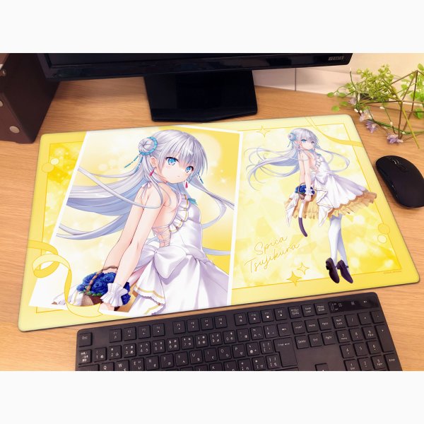 画像2:  【予約商品】  カーテン魂　Key25th　ラバーマット（辻倉朱比華／Key25th） 【26年7月下旬発売】    (2)