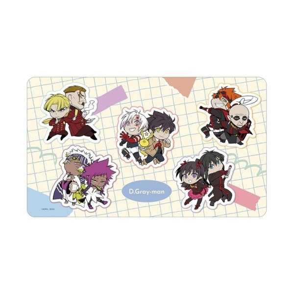 画像1:  【予約商品】  アルマビアンカ　D.Gray-man 集合 ちびキャラ マルチデスクマット 【26年8月上旬発売】 (1)